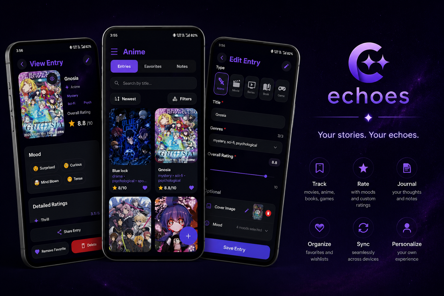 Echoes application preview